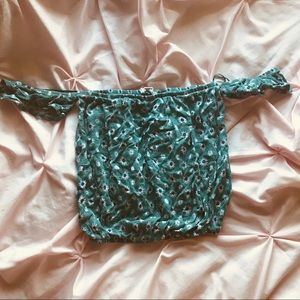 Off the shoulder crop top